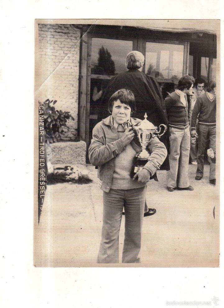 Fotografia antica: FOTO. CARRERA AUTOMOVILISTICA. CA&Ntilde;IZAR. TROFEO BRESSEL. MEDIDAS: 24 X 18CM. FOTO A.IBA&Ntilde;EZ