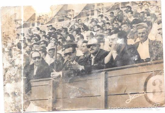 Fotografia antica: FOTOGRAFIA DE CADIZ. PALCO DE AUTORIDADES EN LA PLAZA DE TOROS. FOTO JUMAN. 18X12CM