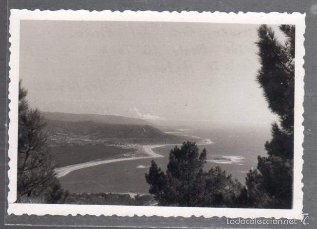 Fotografia antiga: ANTIGUA FOTOGRAFIA. DESEMBOCADURA DEL MI&Ntilde;O DESDE EL MONTE SANTA TECLA. COSTA DE PORTUGAL. 10 X 7CM