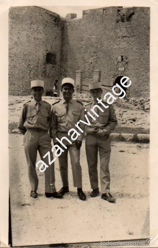 Fotograf&iacute;a antigua: ANTIGUA FOTOGRAFIA, MIEMBROS DE LA LEGION FRANCESA,90X140MM