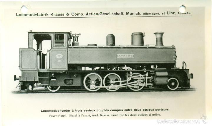 Fotograf&iacute;a antigua: LOCOMOTORA SAGARBIDE. FERROCARRILES VASCONGADOS. ELGOIBAR-SAN SEBASTI&Aacute;N.