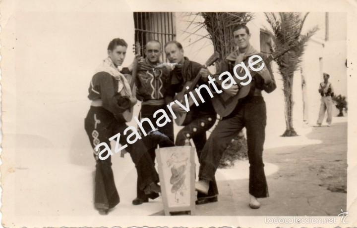 Fotograf&iacute;a antigua: ANTIGUA FOTOGRAFIA, ORQUESTA EN UN CUARTEL DE LA LEGION,135X86MM