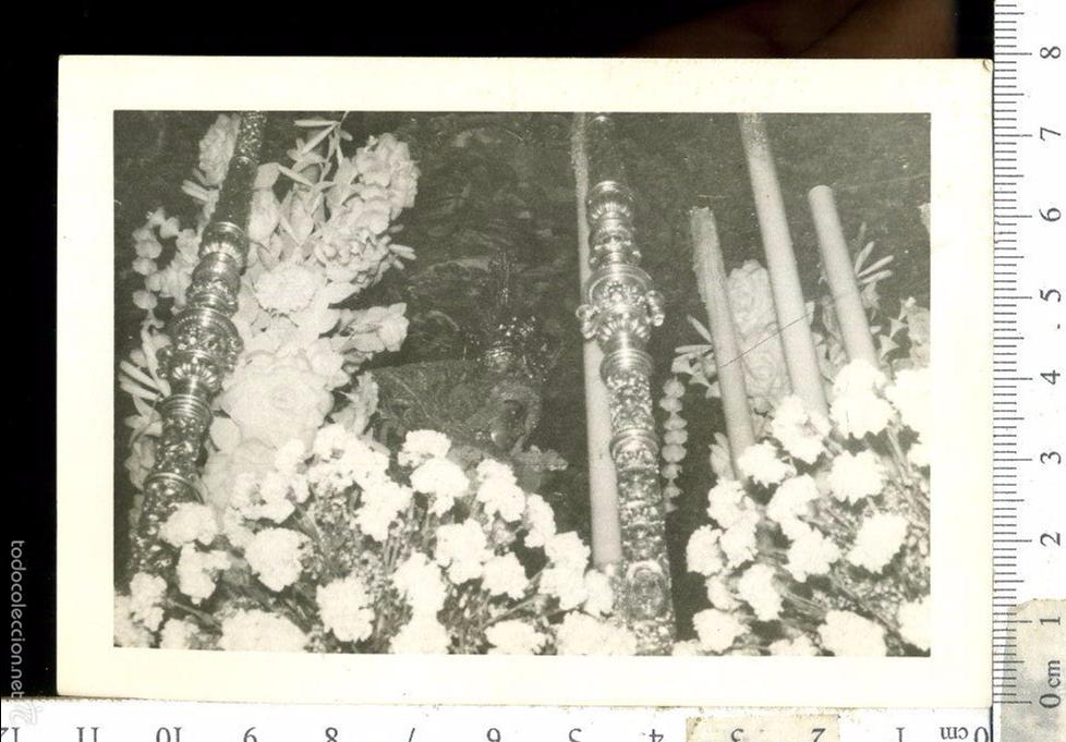 Fotograf&iacute;a antigua: FOTOGRAFIA DEL LA MACARENA , SANTA DE SEVILLA , A&Ntilde;OS 50-60