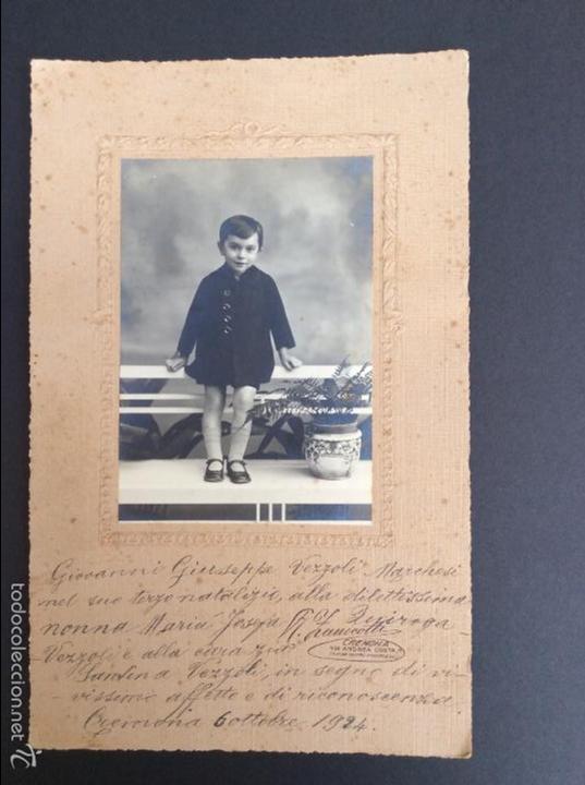 Antique Photography: Foto antigua. Ni&ntilde;o. 1924.