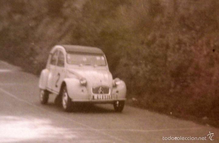 Fotograf&iacute;a antigua: ANTIGUA FOTOGRAFIA, CARRERA O RALLY CITROEN 2CV, 1950s, 10,5 x 7,5 cm