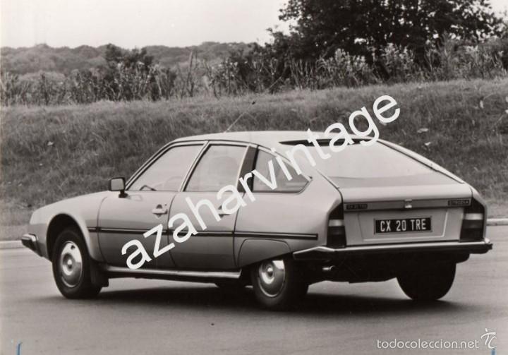 Fotograf&iacute;a antigua: ANTIGUA FOTOGRAFIA PROMOCIONAL DEL CITROEN CX,180X126MM