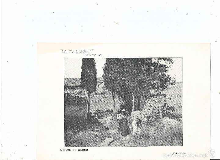 Fotograf&iacute;a antigua: RINC&Oacute;N DE ALDEA - ANTONIO CANOVAS KAULAK - 1903 - 24,5 x 16,5