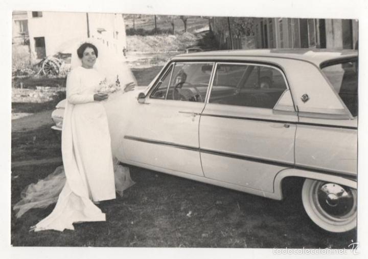 Antique Photography: ANTIGUA FOTOGRAFIA DE COCHE CON NOVIA