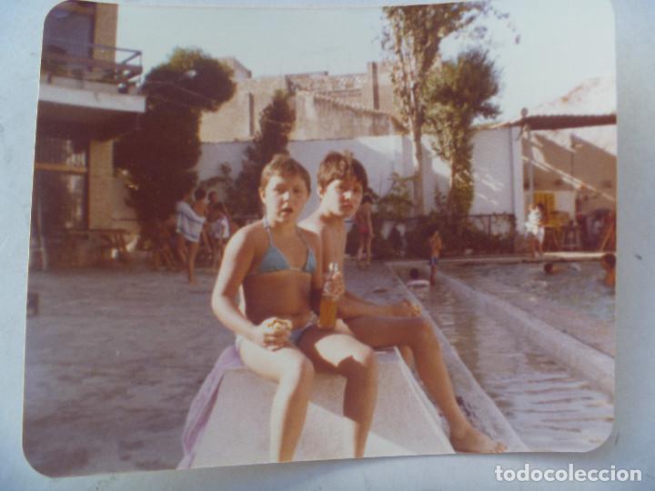 Antique Photography: FOTO DE NI&Ntilde;OS EN BA&Ntilde;ADOR EN LA PISCINA