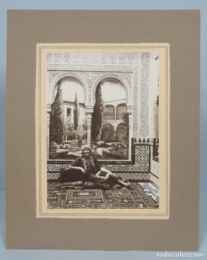 Photographie ancienne: ANTIGUA FOTOGRAFIA RETRATO. ALHAMBRA.