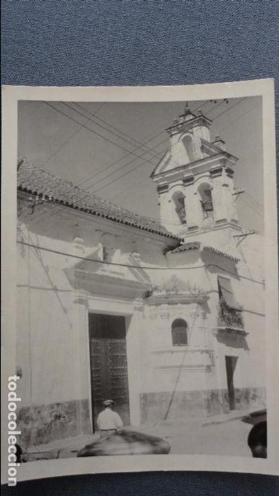 Fotograf&iacute;a antigua: ANTIGUA FOTOGRAFIA.VISTA DE IGLESIA SAN MIGUEL.SANLUCAR DE BARRAMEDA.A&Ntilde;OS 60,70