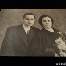 Fotografía antigua: MATRIMONIO ANDRES Y DOMI FOTO ANSEDE SALAMANCA 1936 - 13,5 X 8,5 CM