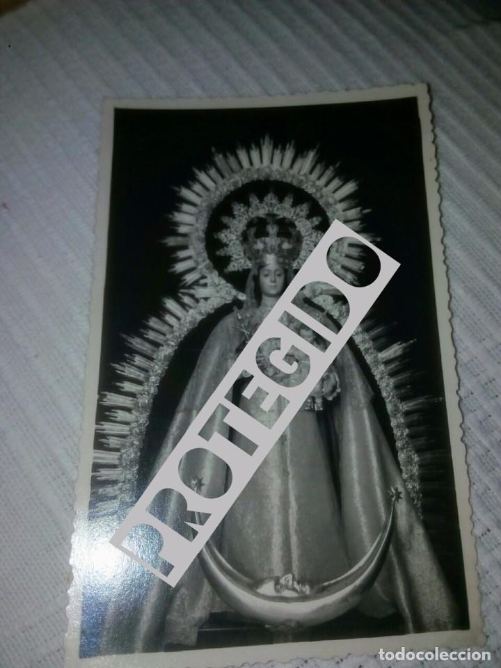 Fotografia antica: ANTIGUA FOTO SE&Ntilde;ORA DE LA PAZ PATRONA DE RONDA MALAGA