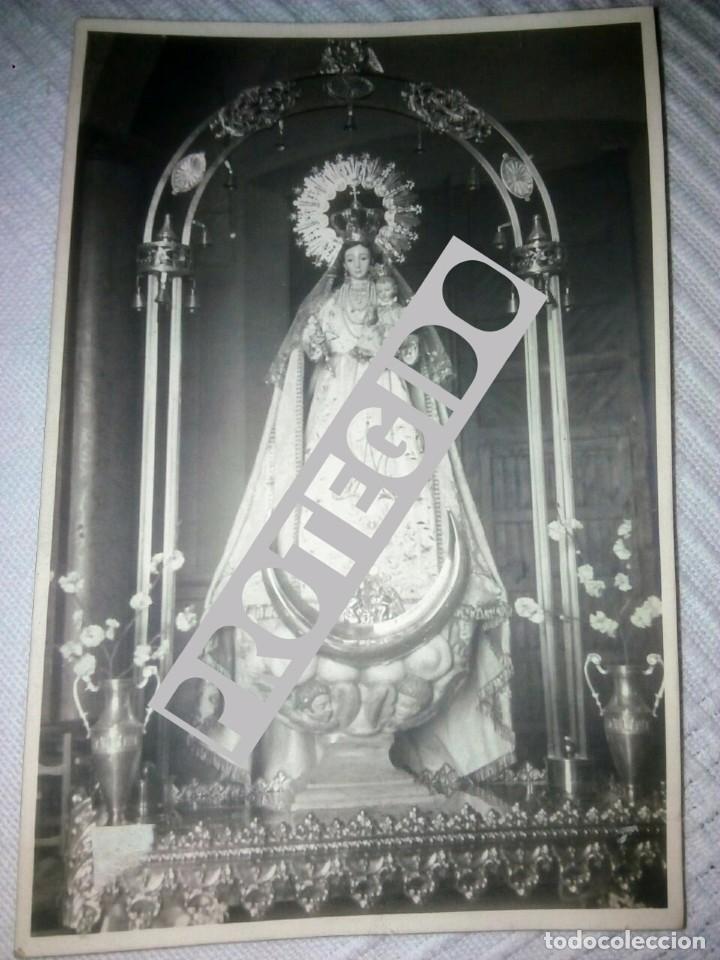 Fotografia antica: ANTIGUA FOTOGRAF&Iacute;A SE&Ntilde;ORA DE LA ANTIGUA PATRONA DE MESTANZA CIUDAD REAL