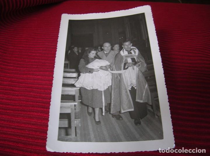 Alte Fotografie: Muy bonita fotografia de bautizo.A&ntilde;os 50