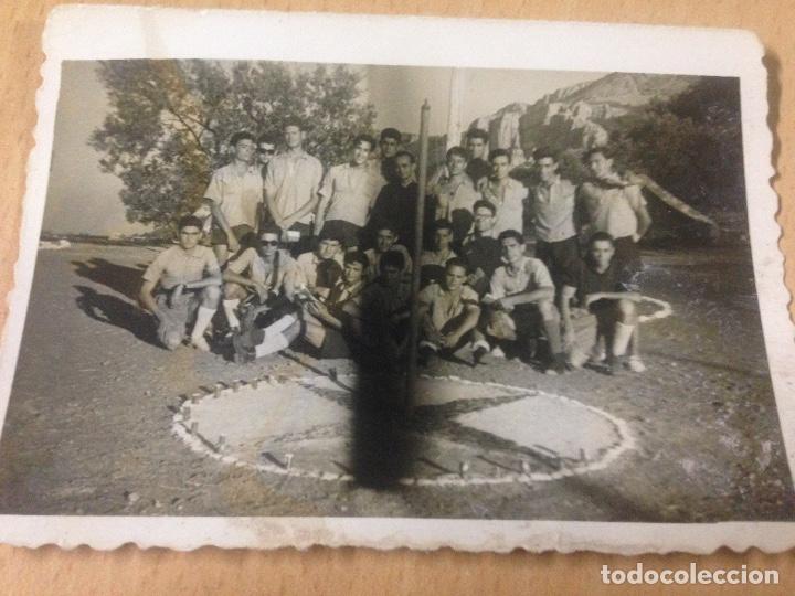 Alte Fotografie: ANTIGUA FOTOGRAFIA CAMPAMENTO JUVENIL OJE O SIMILAR