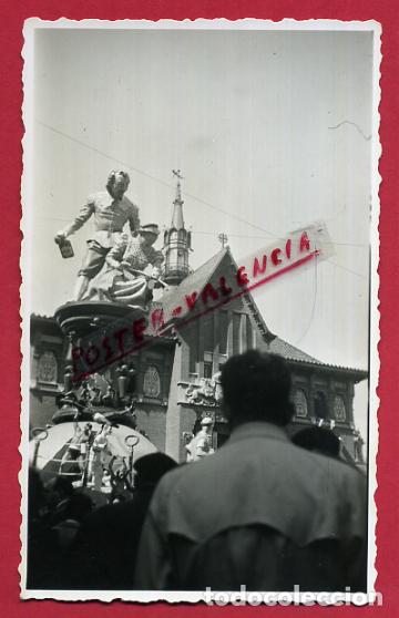 Fotografia antica: FOTOGRAFIA, FOTO FALLA FALLAS VALENCIA, PLAZA DEL MERCADO , ORIGINAL , FF2, 50