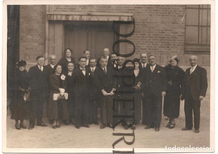 Fotografia antiga: ANTIGUA FOTO, GRUPO EN LA FIESTA 20 MARZO 1938, FOTO ESTUDIO L&acute;ECLAIREUR DE L&acute;EST, REIMS-FRANCIA, OR