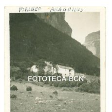 Fotografía antigua: FOTO ORIGINAL PIRINEO ARAGONES ORDESA AÑO 1934 - 8X5,5 CM. Lote 92877225