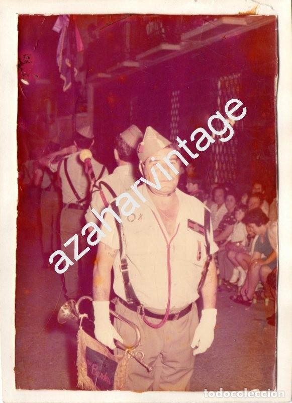 Fotograf&iacute;a antigua: ANTIGUA FOTOGRAFIA, BANDA DE TERCIO GRAN CAPITAN DE LA LEGION, MAGNIFICA, 115X168MM