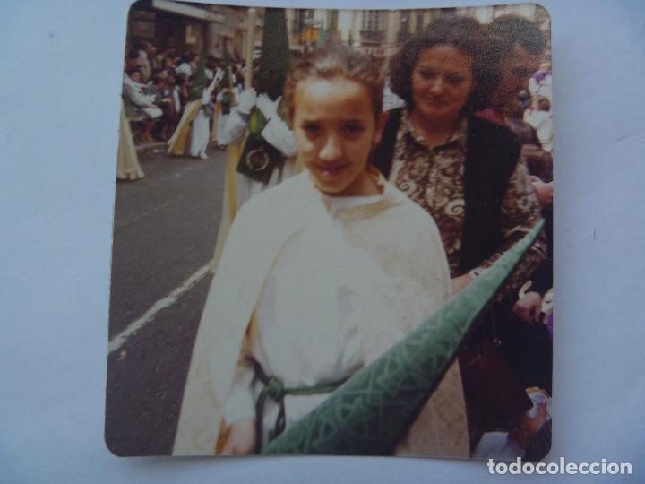 Fotografia antiga: SEMANA SANTA MALAGA . FOTO DE NI&Ntilde;A VESTIDA DE NAZARENO