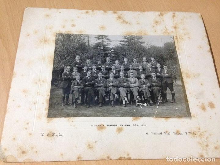 Alte Fotografie: ANTIGUA FOTOGRAFIA ALUMNOS COLEGIO PITMAN'S SCHOOL EALING 1921