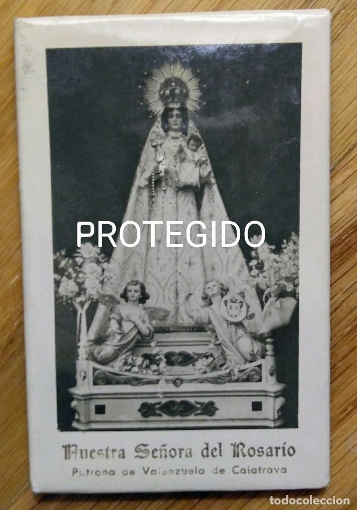 Fotografia antiga: VALENZUELA DE CALATRAVA, CIUDAD REAL.LOTE 3 ANTIGUAS FOTOS NTRA SRA DEL ROSARIO
