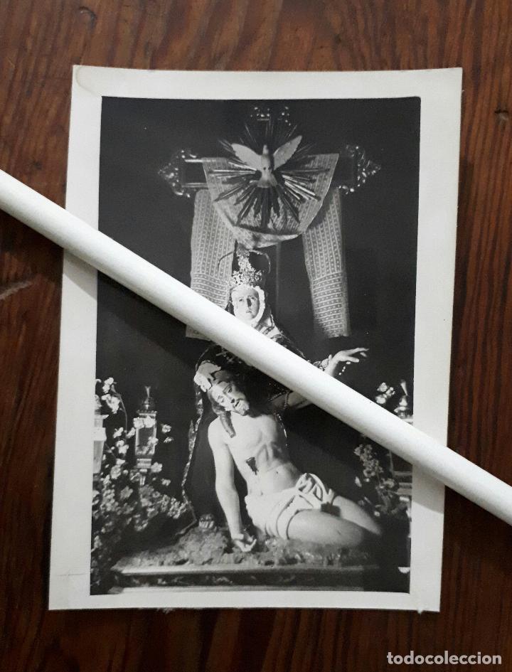 Fotografia antiga: ANTIGUA FOTOGRAFIA DE NUESTRA SE&Ntilde;ORA DE LOS DOLORES PATRONA DE MONTAN CASTELL&Oacute;N DE LA PLANA