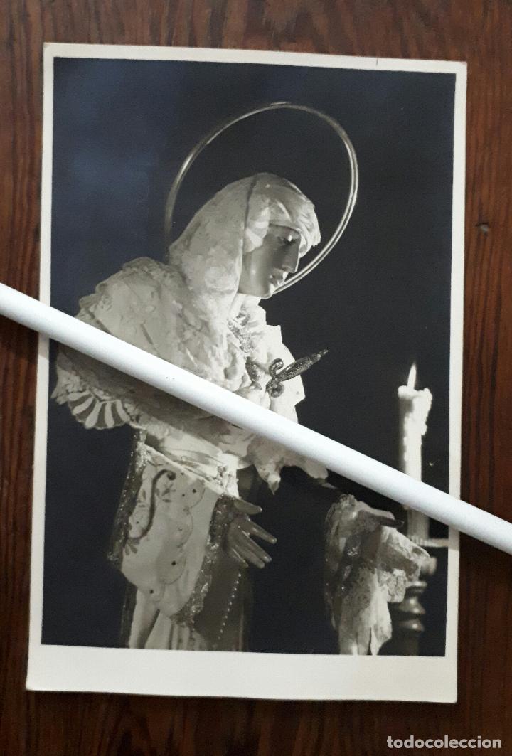 Fotografia antica: ANTIGUA FOTOGRAFIA DE NUESTRA SE&Ntilde;ORA DEL GRAN PODER MALAGA