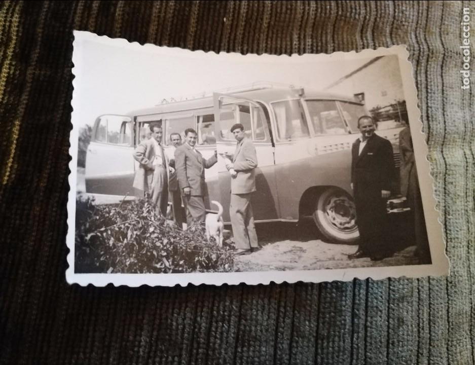 Photographie ancienne: ANTIGUA FOTOGRAF&Iacute;A. AUTOB&Uacute;S. FOTO A&Ntilde;OS 50. ANTIGUO.