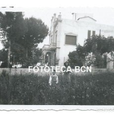 Fotografía antigua: FOTO ORIGINAL TORRE CASA POSIBLEMENTE SANT CUGAT DEL VALLES AÑOS 30