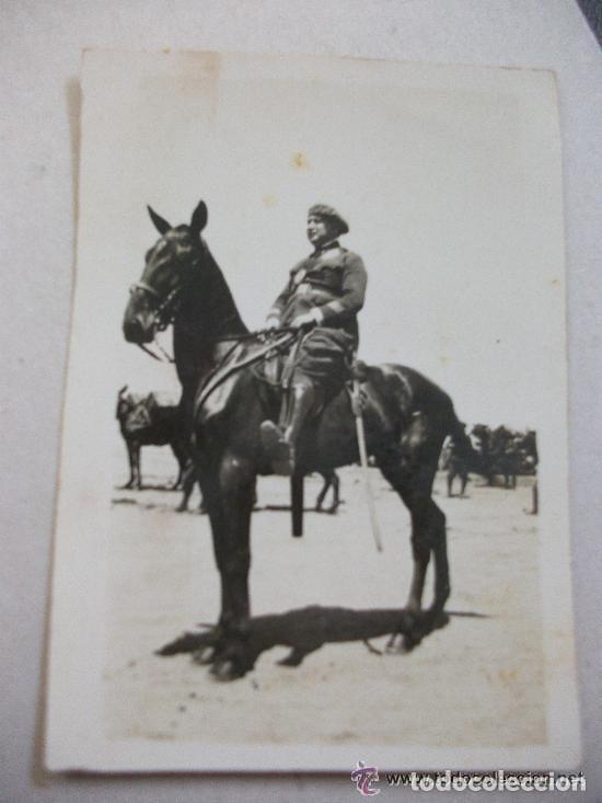 Fotograf&iacute;a antigua: GUERRA DE AFRICA : FOTO DE SARGENTO A CABALLO CON SABLE