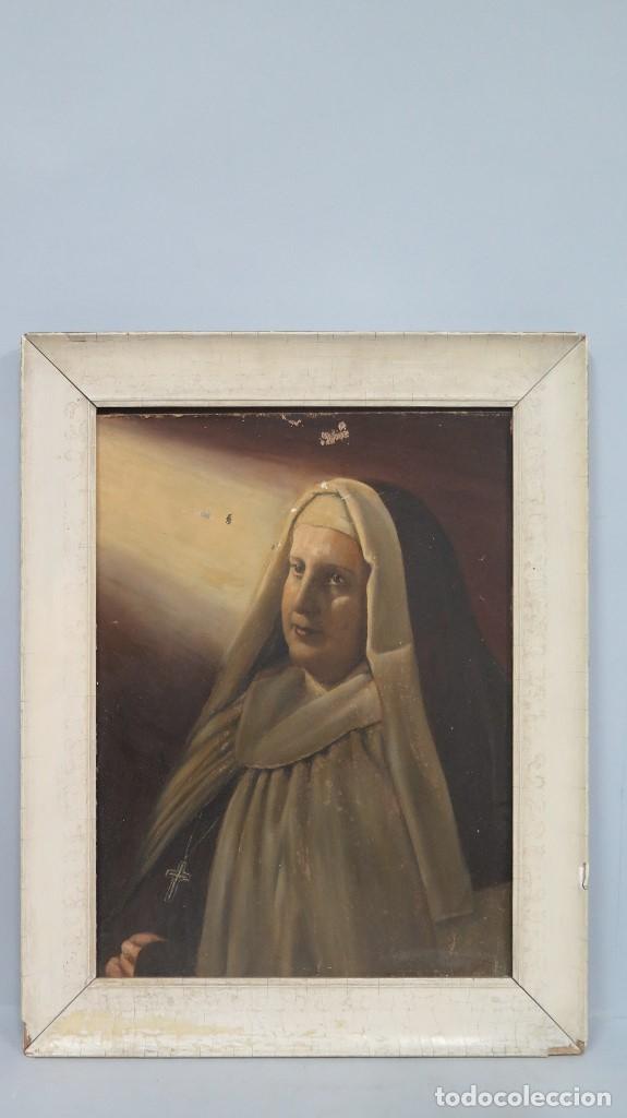 Alte Fotografie: FOTOGRAFIA DE MONJA COLOREADA