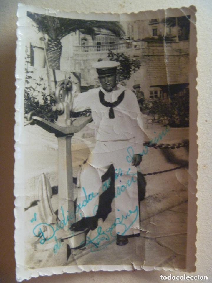 Fotografia antiga: ARMADA ESPA&Ntilde;OLA , MARINA : FOTO MARINERO . LEPANTO : CUARTEL INSTRUCCION. CARTAGENA, 1958