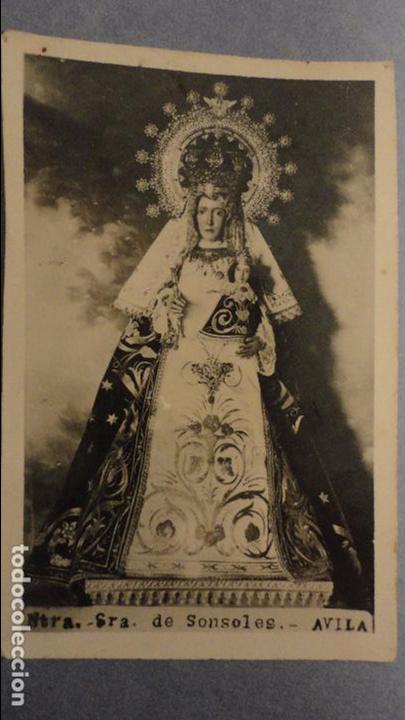 Fotograf&iacute;a antigua: ANTIGUA ESTAMPA FOTOGRAFICA. NUESTRA SE&Ntilde;ORA DE SONSOLES. AVILA A&Ntilde;OS 20,30