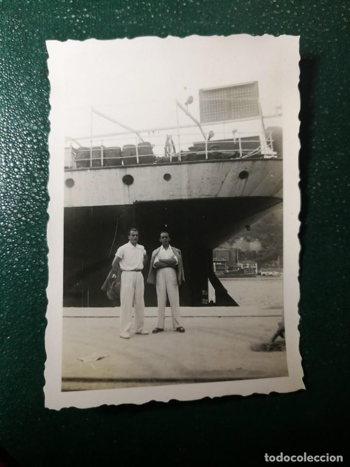 Fotografia antica: ANTIGUA FOTOGRAF&Iacute;A. PUERTO DE PASAJES. GUIP&Uacute;ZCOA. FOTO A&Ntilde;OS 40/50.