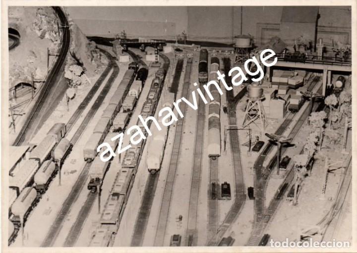 Fotograf&iacute;a antigua: ANTIGUA FOTOGRAFIA, MAQUETA DE FERROCARRILES, 178X128MM