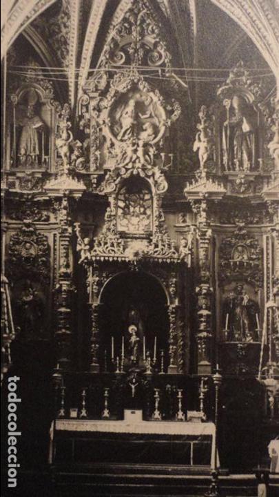 Fotograf&iacute;a antigua: ANTIGUA FOTOGRAFIA. ALTAR RETABLO IGLESIA SIN IDENTIFICAR. SEVILLA? A&Ntilde;OS 20.30?