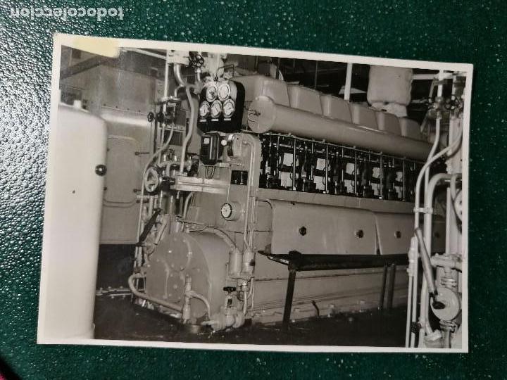 Photographie ancienne: Antigua fotograf&iacute;a. Barco. Buque. Interior. Foto a&ntilde;os 50/60.