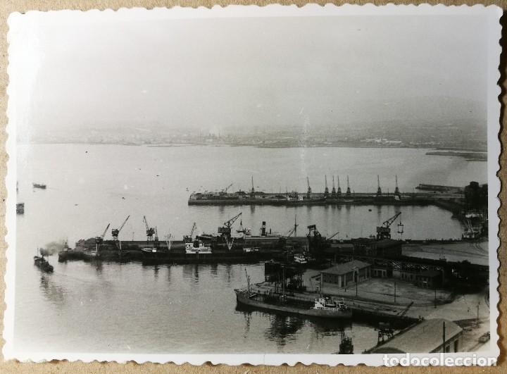 Fotograf&iacute;a antigua: FOTO ANTIGUA ORIGINAL E INEDITA. EL MUSEL GIJON. FOTOS. A&Ntilde;O 1956. MEDIDAS 102 MM X 72 MM.