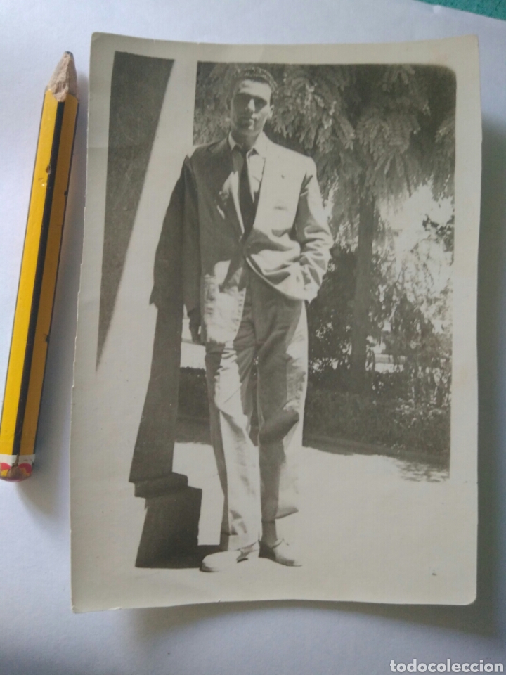 Fotograf&iacute;a antigua: FOTO ANTIGUA A&Ntilde;OS 50 HOMBRE ELEGANTE