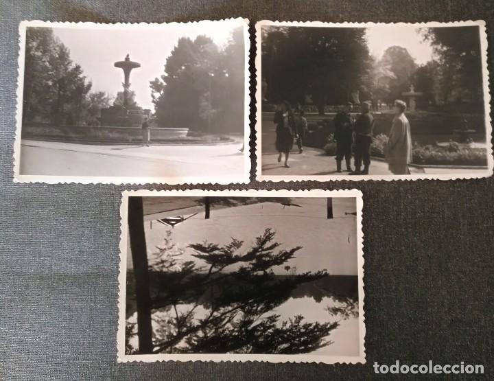 Fotograf&iacute;a antigua: FT 16 Lote 3 antiguas fotograf&iacute;as instant&aacute;neas Parque del Retiro - principios a&ntilde;os 50 - 7cm x 10cm