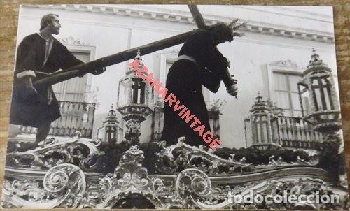 Fotografia antica: SEMANA SANTA SEVILLA,1966, NTRO.PADRE JESUS DE LAS PENAS, SAN ROQUE, 14X9 CMS
