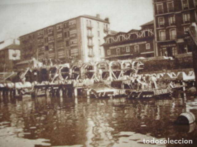Fotograf&iacute;a antigua: EMBARCADERO DE DESIERTO ERANDIO .BILBAO .A&Ntilde;O 1928.18.5X13.5