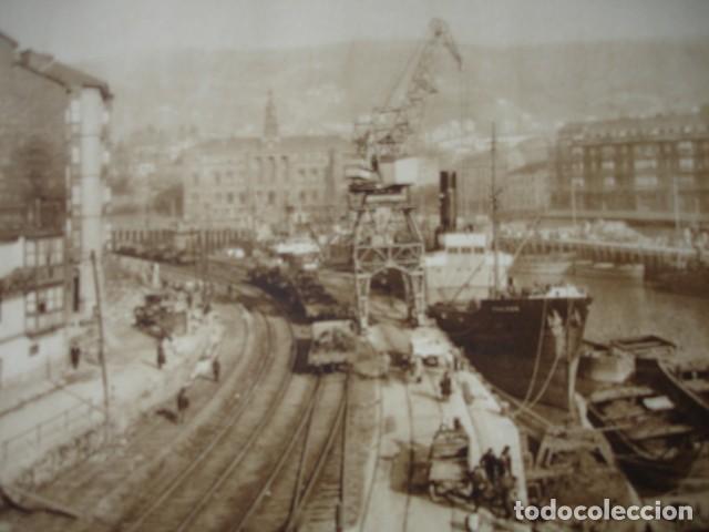 Fotograf&iacute;a antigua: MUELLES DE BILBAO .A&Ntilde;O 1928.18.5X13.5