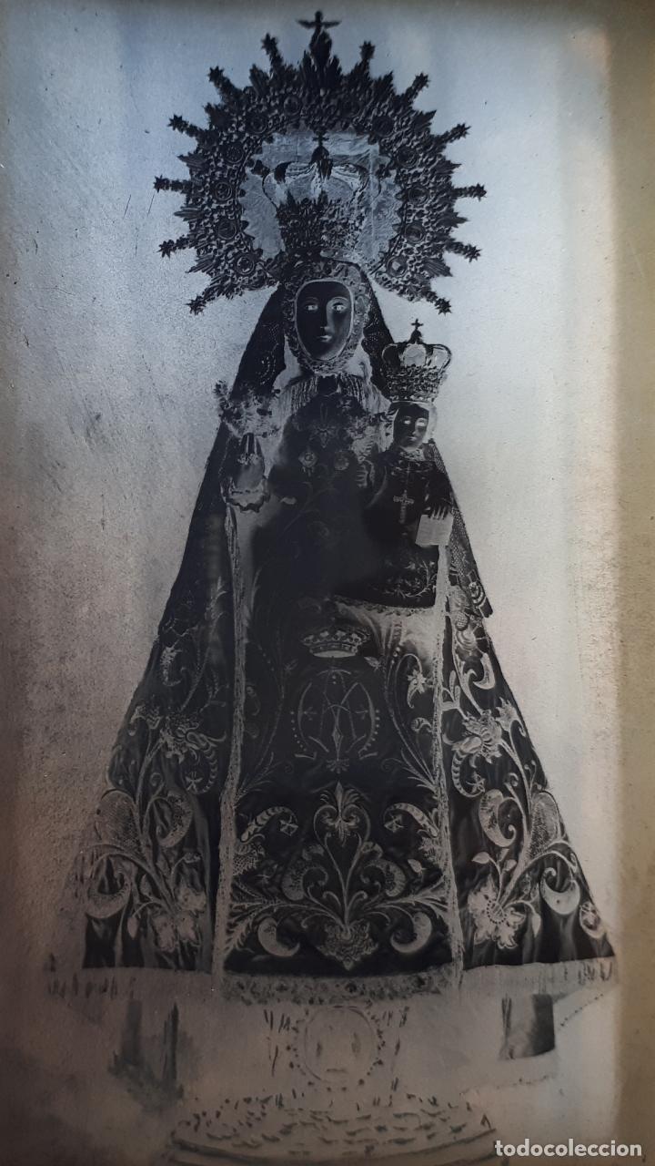 Fotograf&iacute;a antigua: ANTIGUO CLICH&Eacute; NUESTRA SE&Ntilde;ORA DEL CAMINO CASCANTE NAVARRA NEGATIVO EN CRISTAL