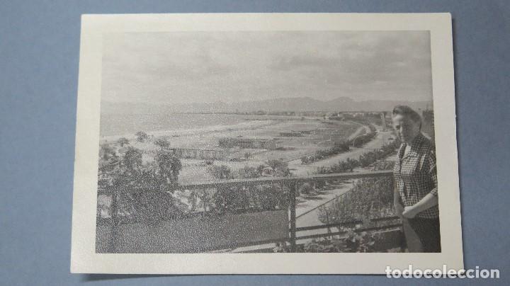 Alte Fotografie: FOTOGRAFIA VISTA DE LA PLAYA DE SALOU. 1968