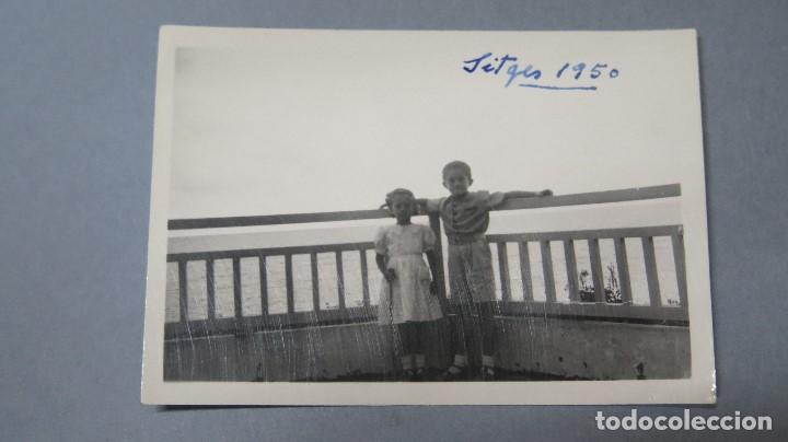 Fotograf&iacute;a antigua: FOTOGRAFIA. PLAYA SITGES. 1950