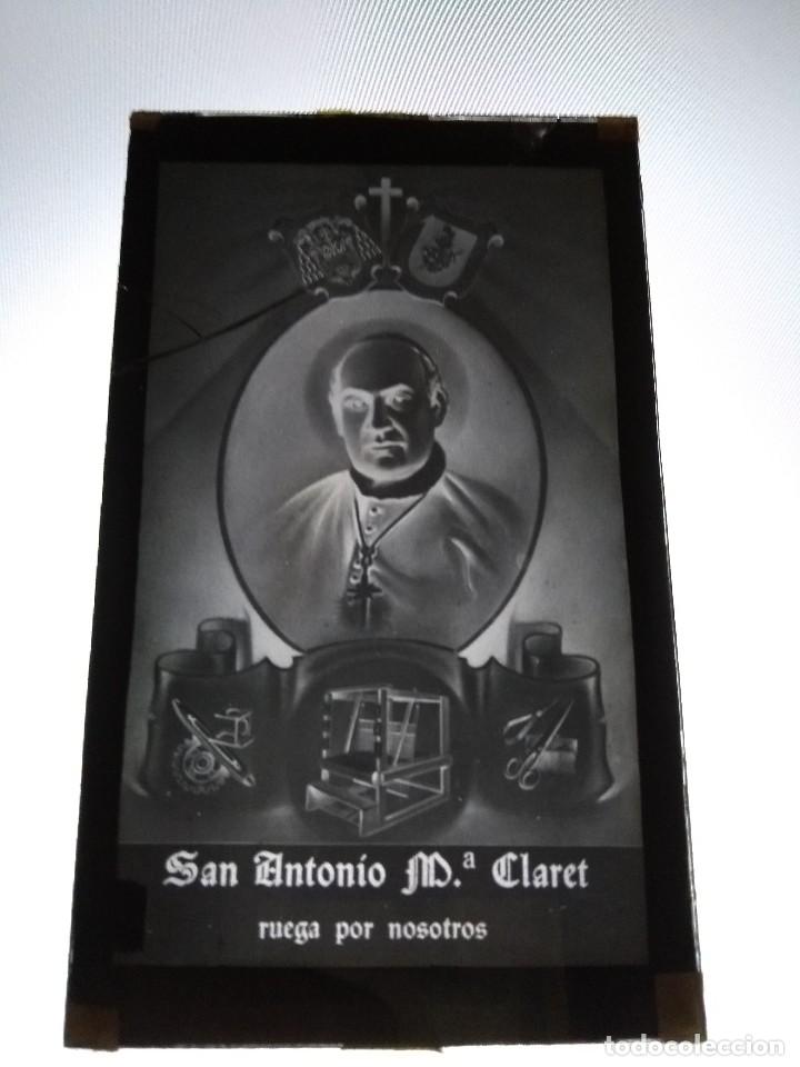 Fotograf&iacute;a antigua: ANTIGUO CLICHE NEGATIVO EN CRISTAL SAN ANTONIO MARIA CLARET