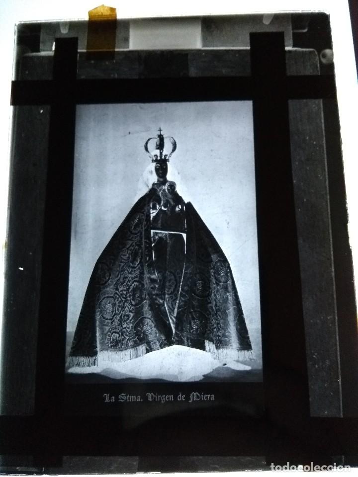 Fotograf&iacute;a antigua: ANTIGUO CLICHE NEGATIVO EN CRISTAL NTRA SRA VIRGEN DE MIERA CANTABRIA